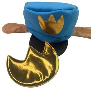 Official Disguise Dog Man Costume Kit Costume Hat and Badge Decal for Kids NWOT